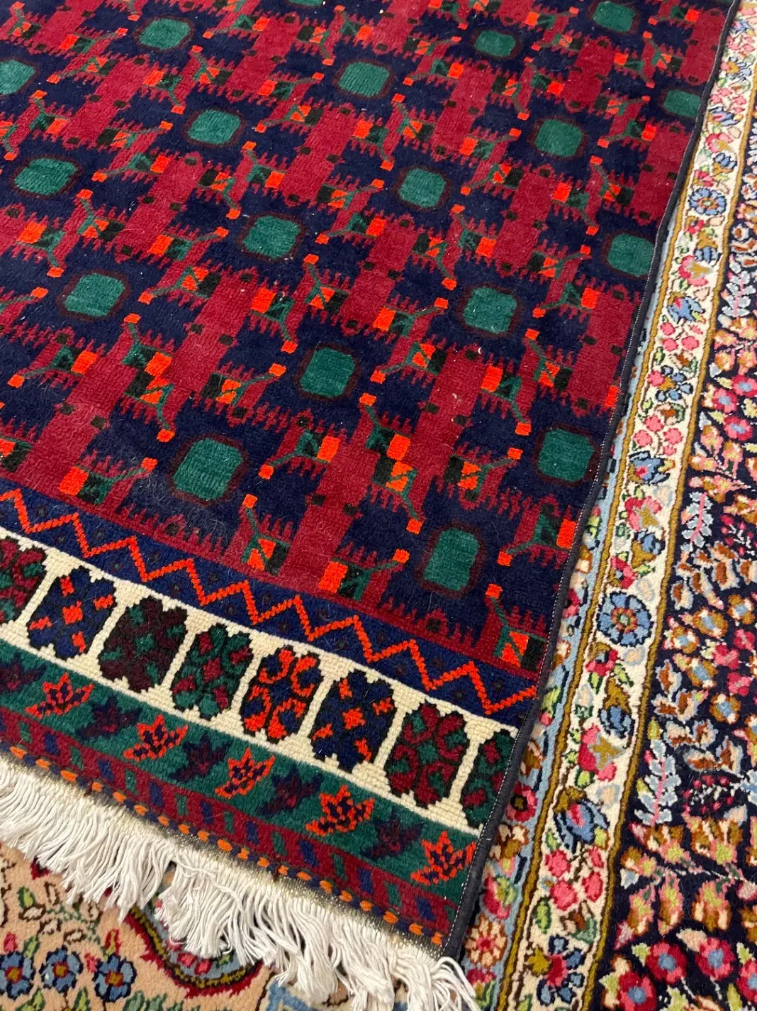 قالیچه دستبافت|فرش|کرمان, |دیوار