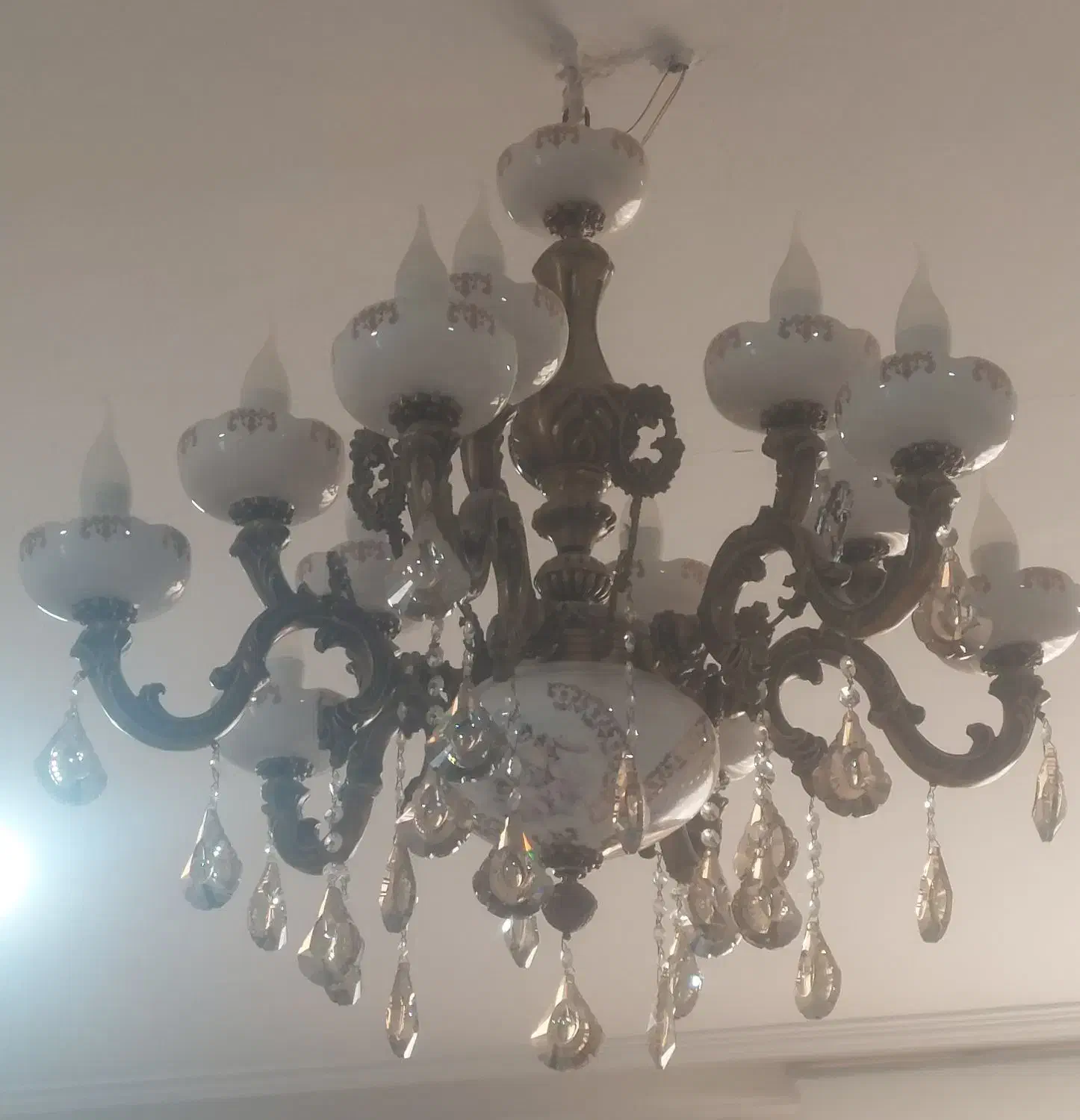 لوستر فرشته درحد نو|لوستر و چراغ آویز|اهواز, گلستان|دیوار