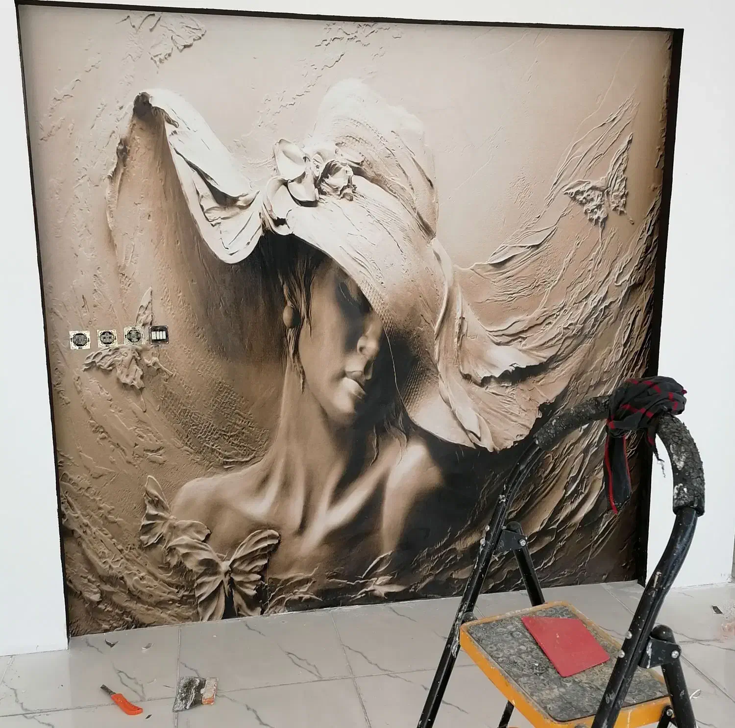 نصاب وفروش کاغذ دیواری و پوسترکفپوش،نقاشی ساختمان|خدمات پیشه و مهارت|نجفآباد, حومه نجف آباد|دیوار