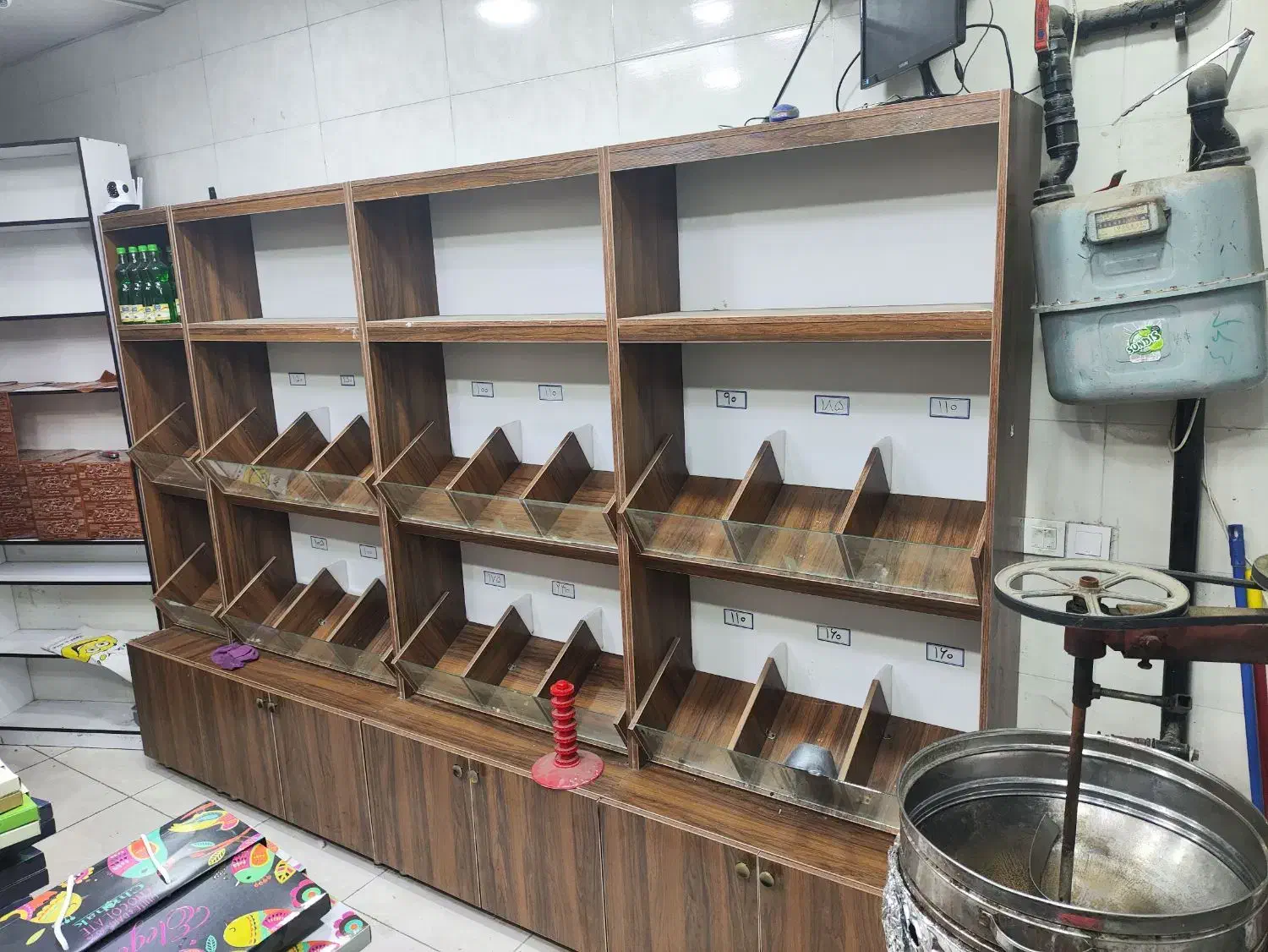 قفسه و دکوراسیون  ام دی اف|کتابخانه، شلف، قفسه‌های دیواری|یاسوج, |دیوار