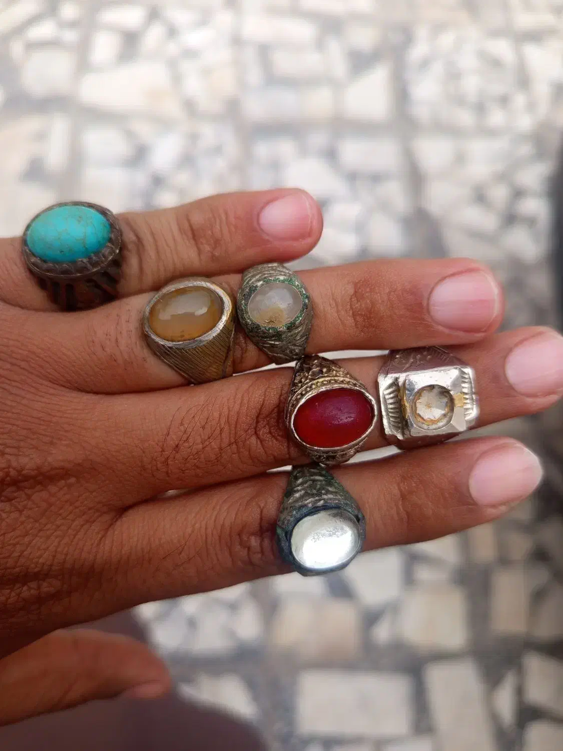 انگشتر قدیمی حراج توجه کنید|بدلیجات|زاهدان, |دیوار