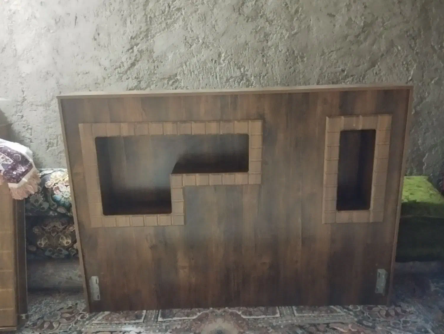 تخت خواب دونفره چوبشم ام دی اف هست اصلی|تخت و سرویس خواب|ایرانشهر, |دیوار