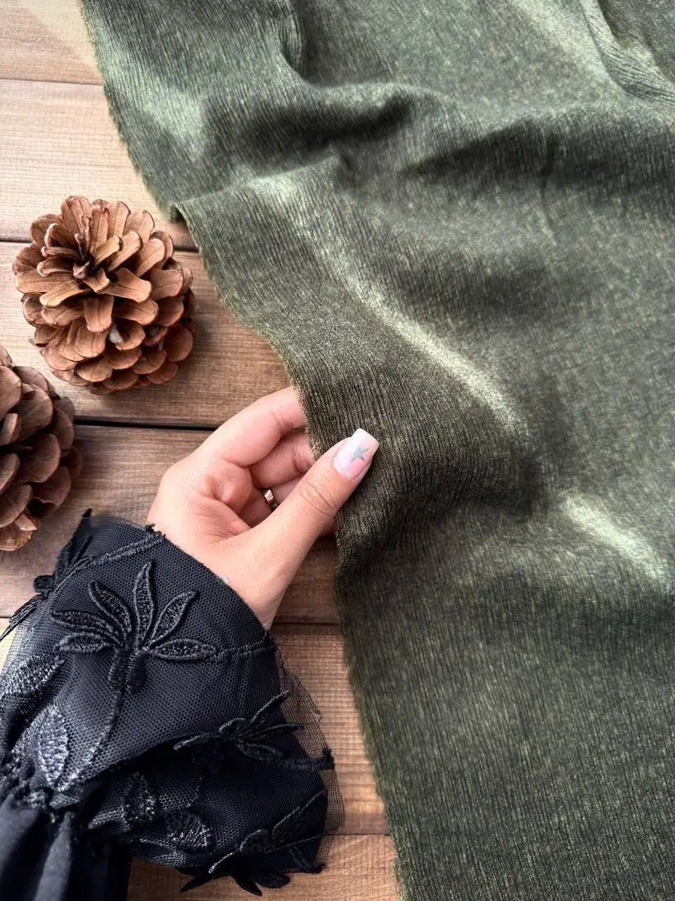 شال کشمیر سنگشور ریشه پرزی|لباس|تنکابن, |دیوار