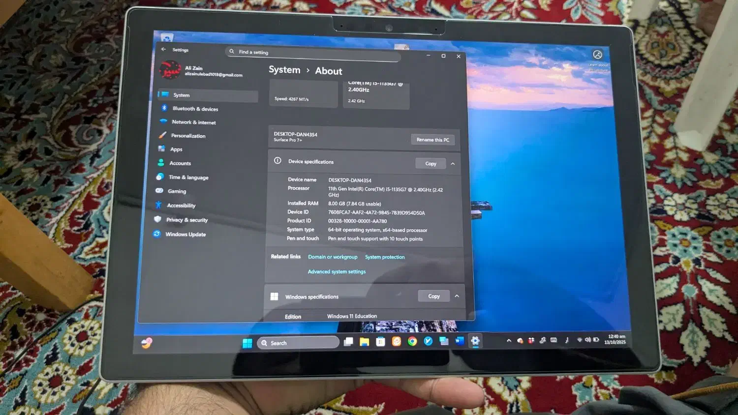 سرفیس پرو 7 پلاس|رایانه همراه|قم, نخودی|دیوار