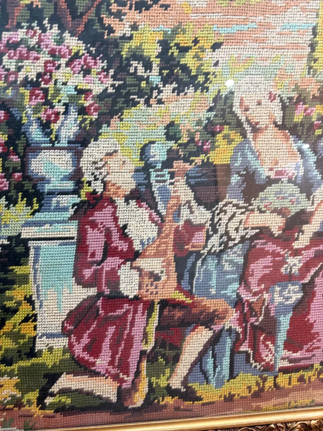 تابلو گوبلن آنتیک|کلکسیون اشیاء عتیقه|تهران, دروس|دیوار