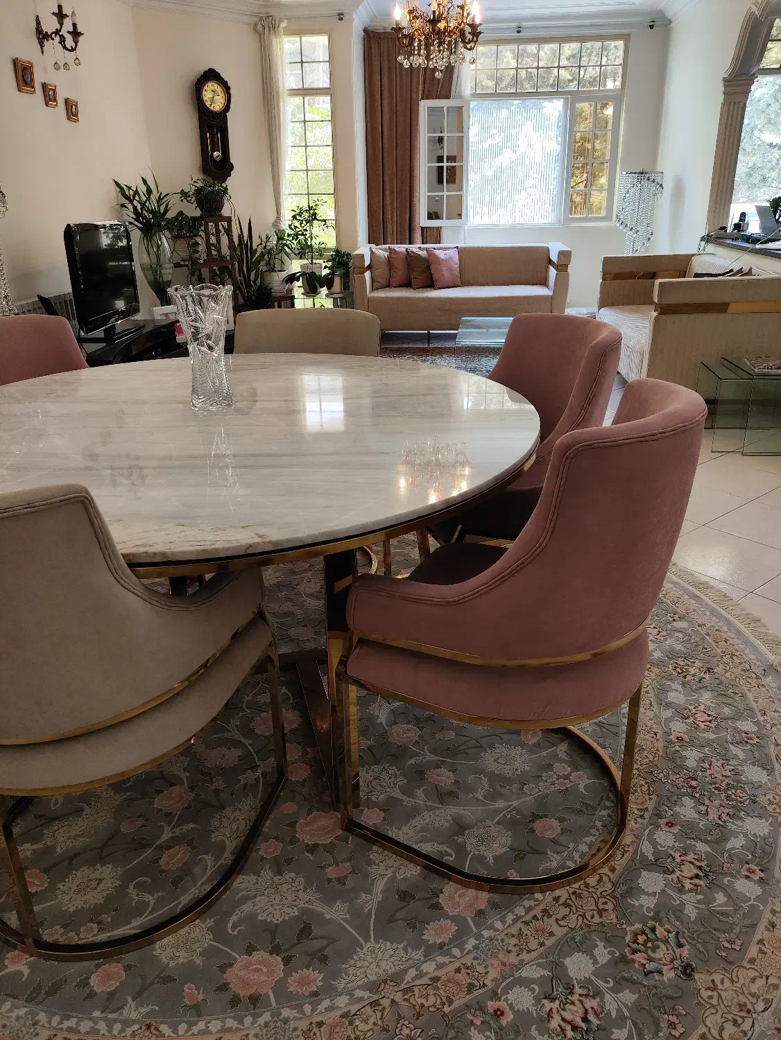 ست مبلمان راحتی و ناهارخوری|مبلمان خانگی و میز عسلی|تهران, پردیسان|دیوار