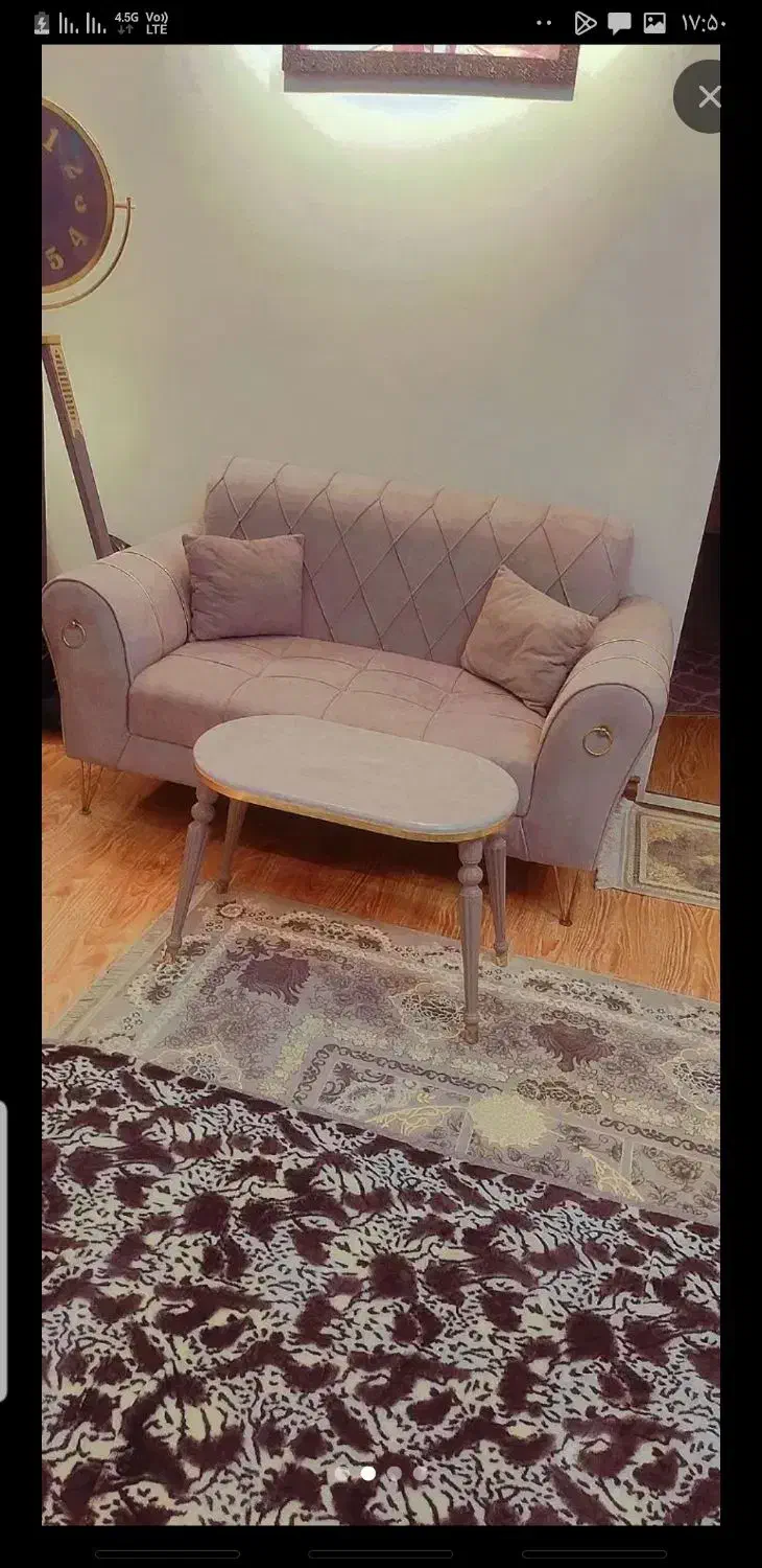 مبل راحتی ۷نفره برا جهیزیه بوده یک سال گرفتم|مبلمان خانگی و میز عسلی|پاکدشت, پاکدشت (مامازند)|دیوار