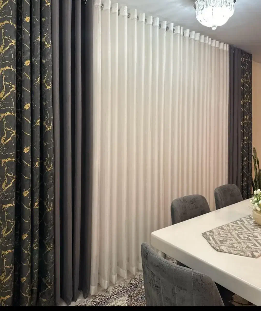 پرده کد ۲۴۷۸|پرده، رانر، رومیزی|اهواز, بهارستان|دیوار