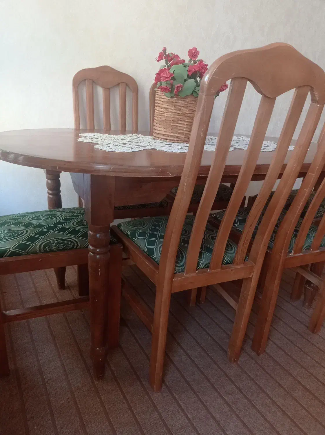 میز نهار خوری شش نفره|میز و صندلی غذاخوری|قم, صادقی|دیوار