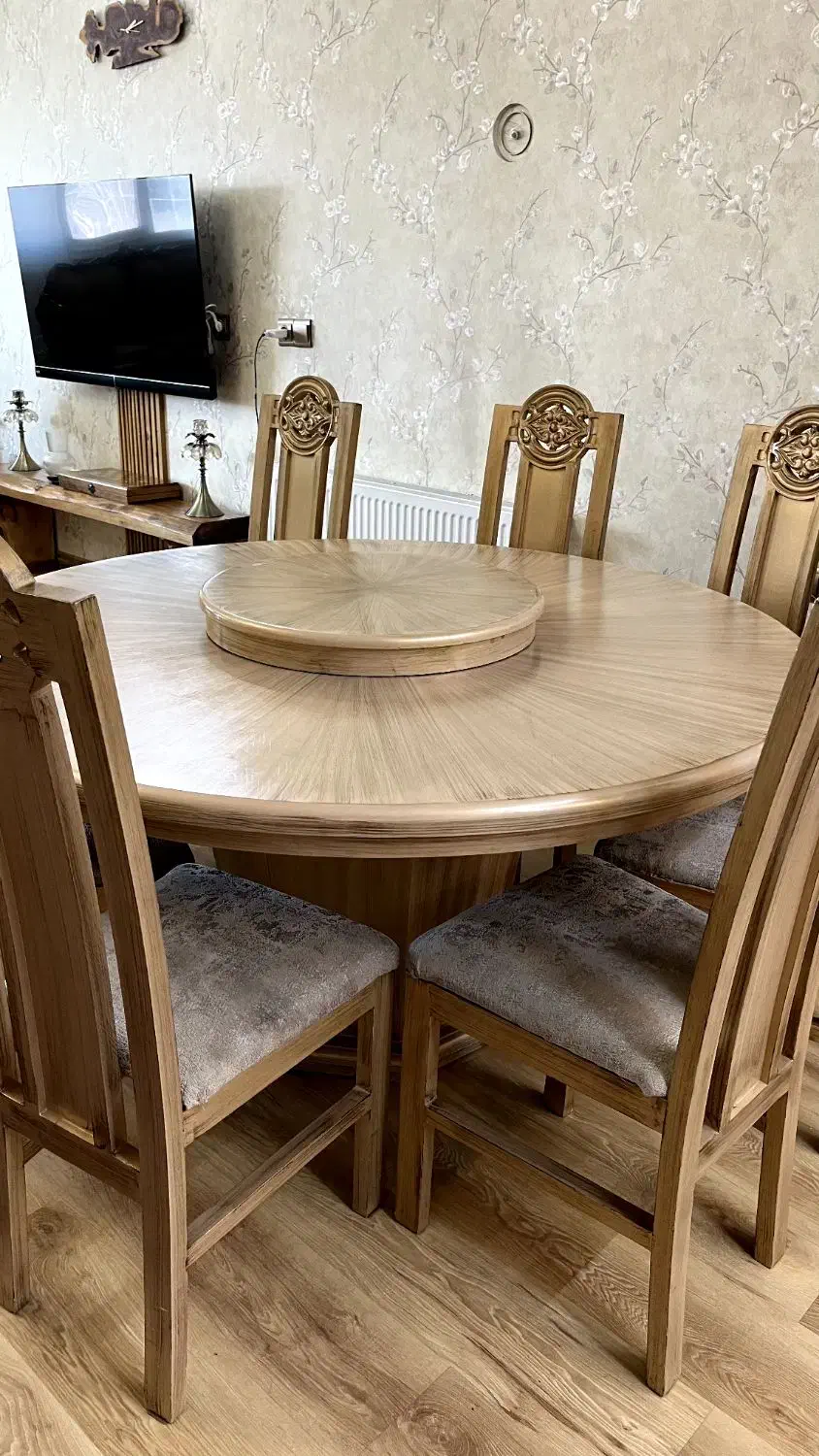 میز غذا خوری|میز و صندلی غذاخوری|زنجان, |دیوار