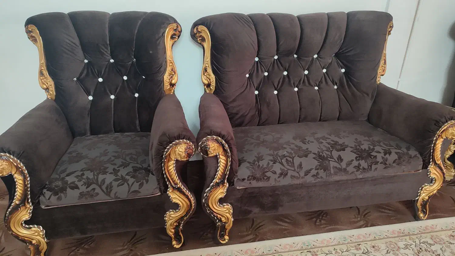 مبلمان هشت نفره|مبلمان خانگی و میز عسلی|محمدیه-قزوین, |دیوار