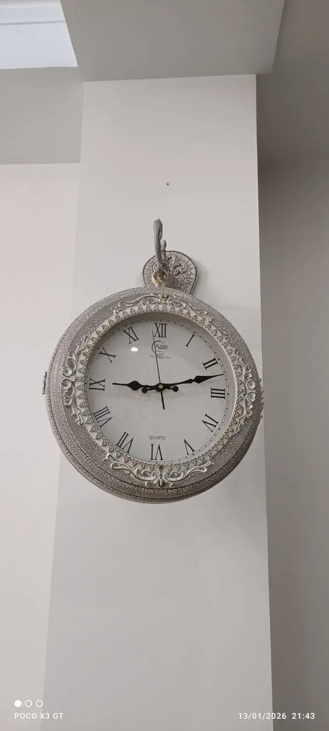 ساعت دیواری ۲طرفه|ساعت دیواری و تزئینی|شهریار, شهریار|دیوار