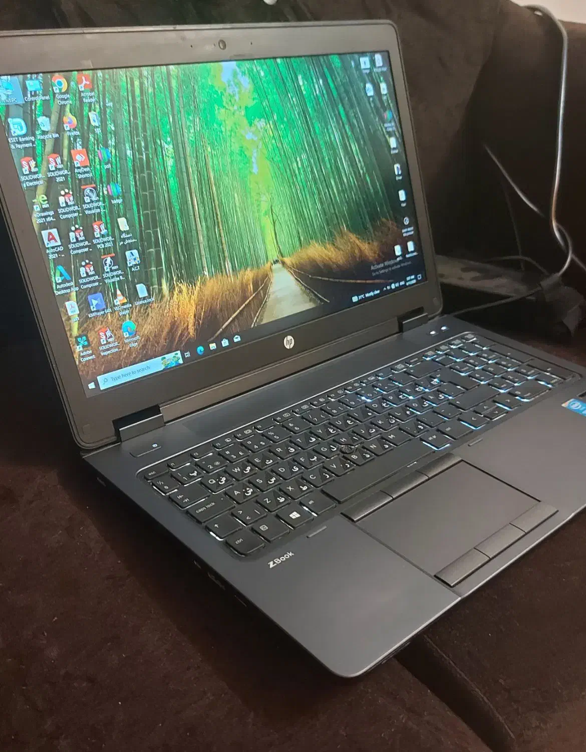 لپ تاپ مهندسی  قدرتمند hp zbook|رایانه همراه|گناباد, |دیوار
