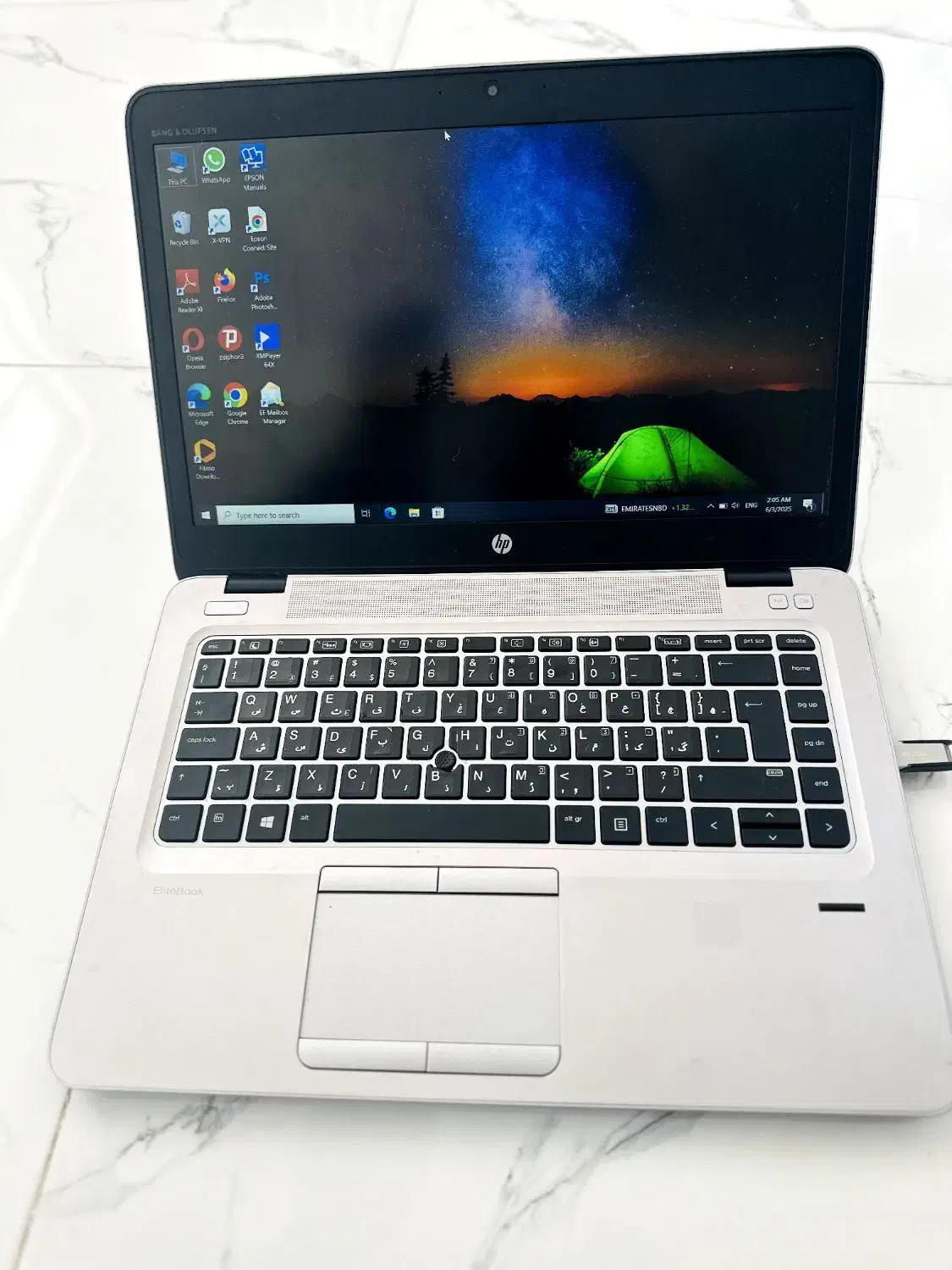 لپ تاپ hp elitebook 743 g3|رایانه همراه|بروجرد, |دیوار