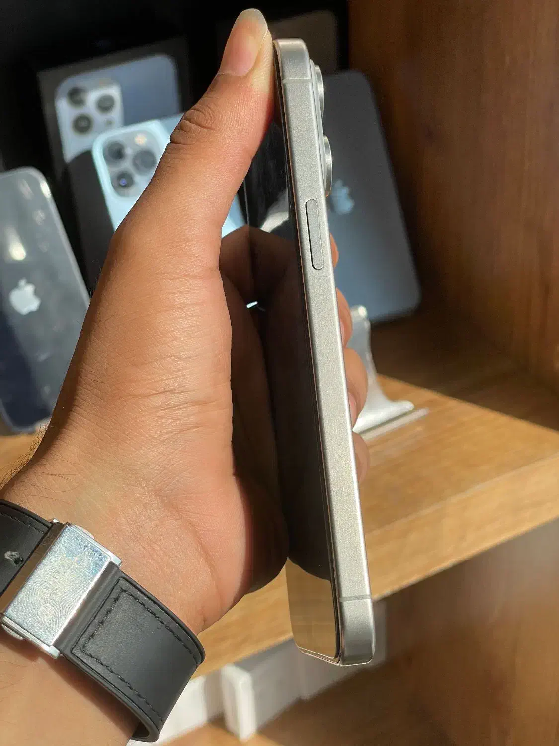 iphone 15 pro max باتری ۹۹ آکبند zaa 256|موبایل|مشهد, احمدآباد|دیوار