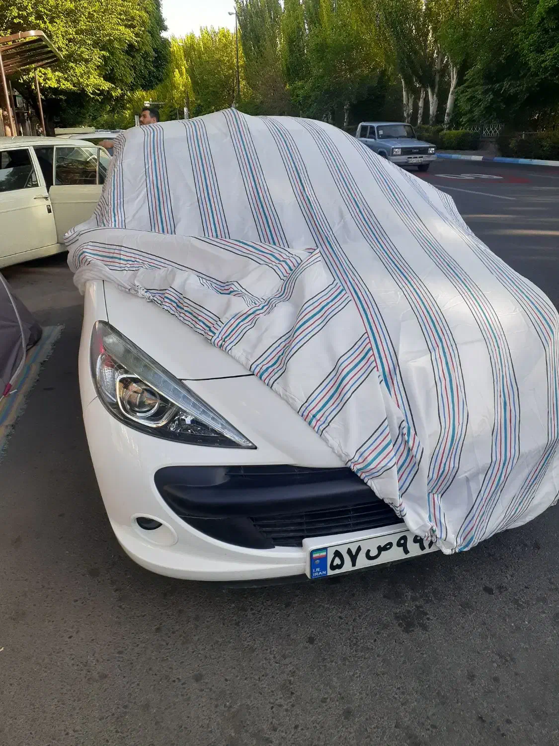 انواع چادر ماشین ۴۰۵ ۲۰۷ سهند ضد اشعه خورشید|قطعات یدکی و لوازم جانبی|تبریز, |دیوار