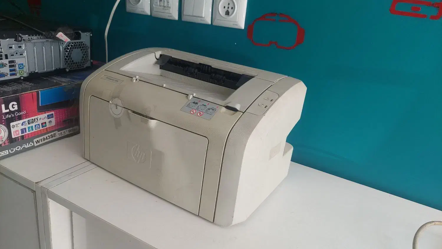 پرینتر HP laser jet مدل 1018 سرویس شده کامل|پرینتر، اسکنر، کپی، فکس|قم, باجک دو|دیوار