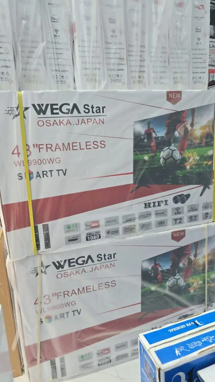 تلویزیون ۴۳ اینچ اسمارت وجستار جدید ۲۰۲۵ اصل آکبند|تلویزیون و پروژکتور|چابهار, |دیوار