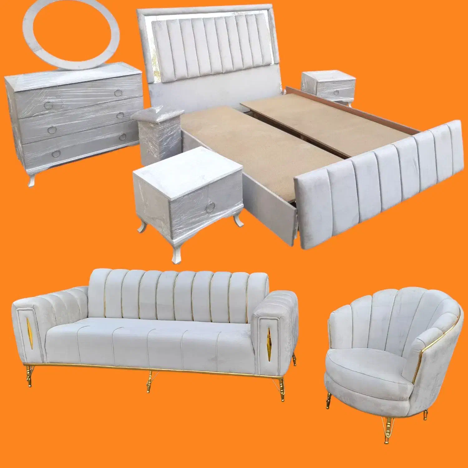 مبل چستر  ست کامل جهیزیه تولید سفارشی|مبلمان خانگی و میز عسلی|تبریز, |دیوار