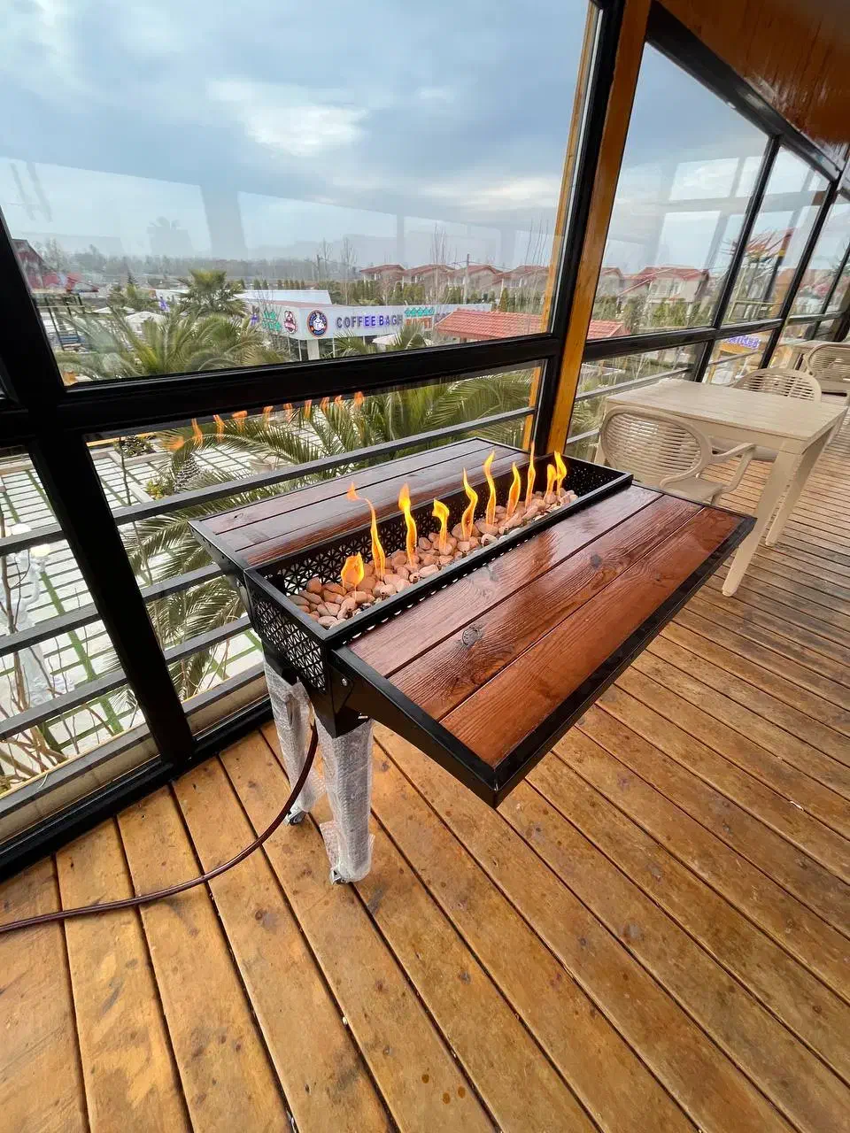 آتشدان تاشو|بخاری، هیتر، شومینه|رشت, چله خانه|دیوار