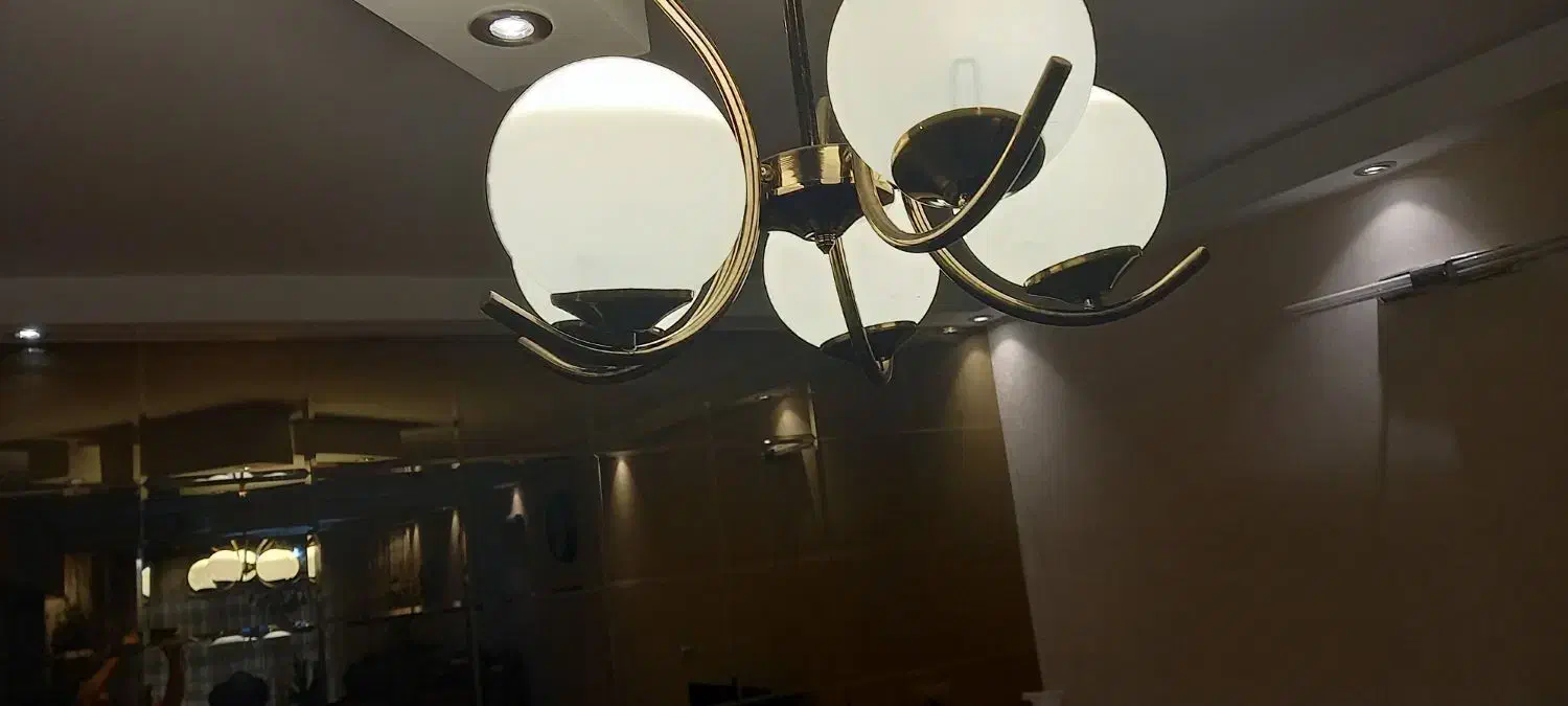 لوستر حبابی ۵ شاخه|لوستر و چراغ آویز|قزوین, |دیوار