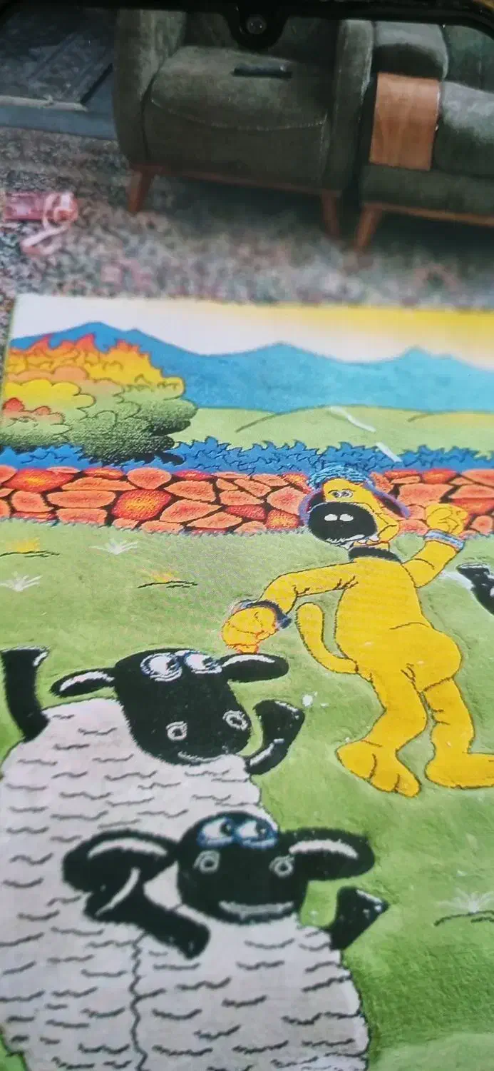 فرش عروسکی اتاق بچه|فرش|اهواز, باغ شیخ|دیوار