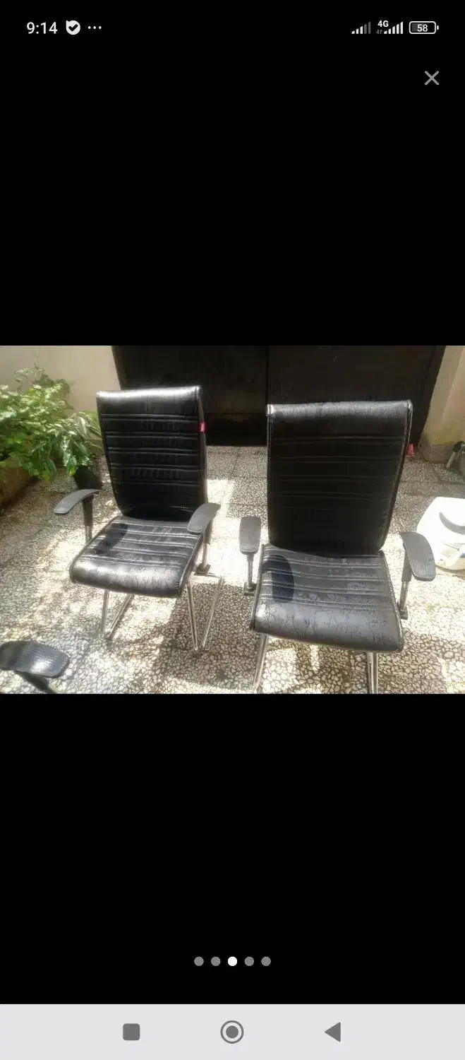 صندلی کنفرانسی نرم و راحت در حد نو|آرایشگاه و سالنهای زیبایی|رامسر, |دیوار