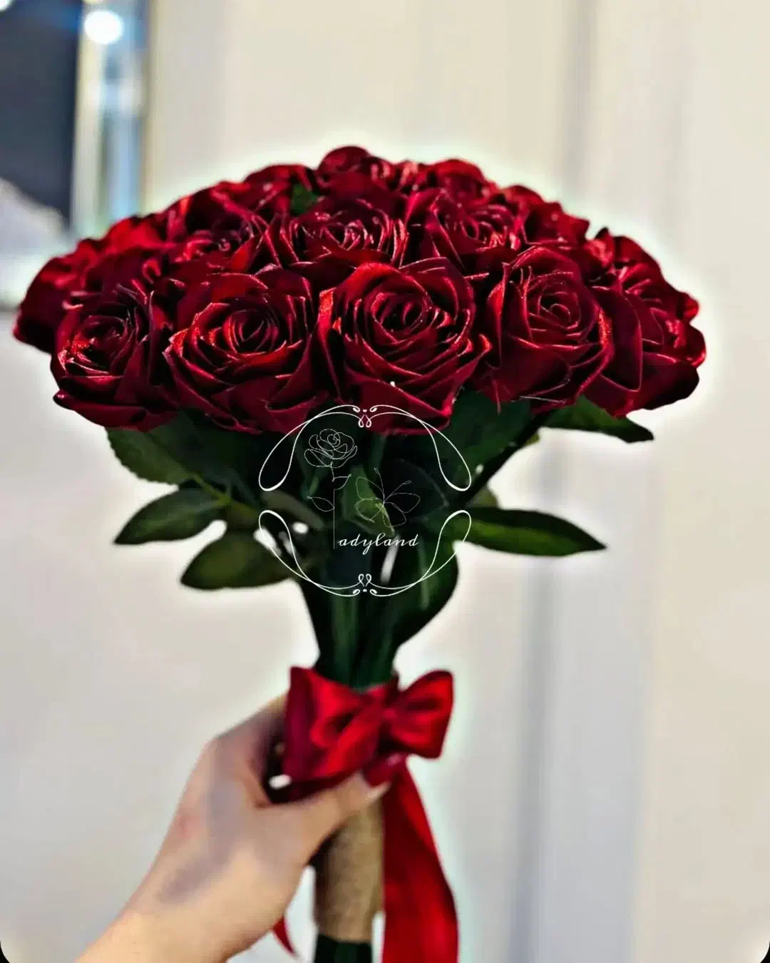 دسته گل ربانی|گل مصنوعی|شهرکرد, |دیوار