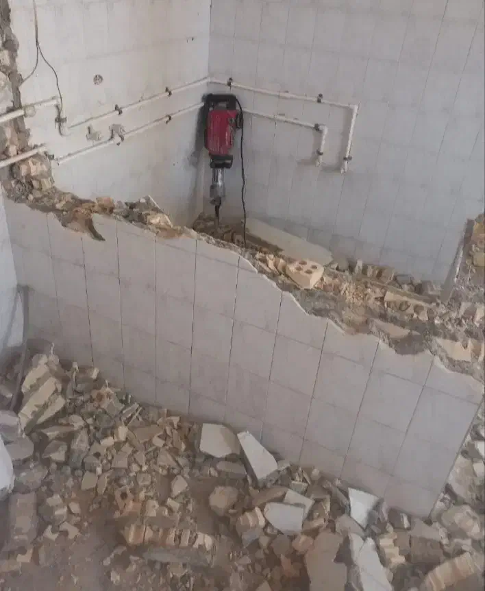 تخریب. کنده کاری .|خدمات پیشه و مهارت|برازجان, |دیوار