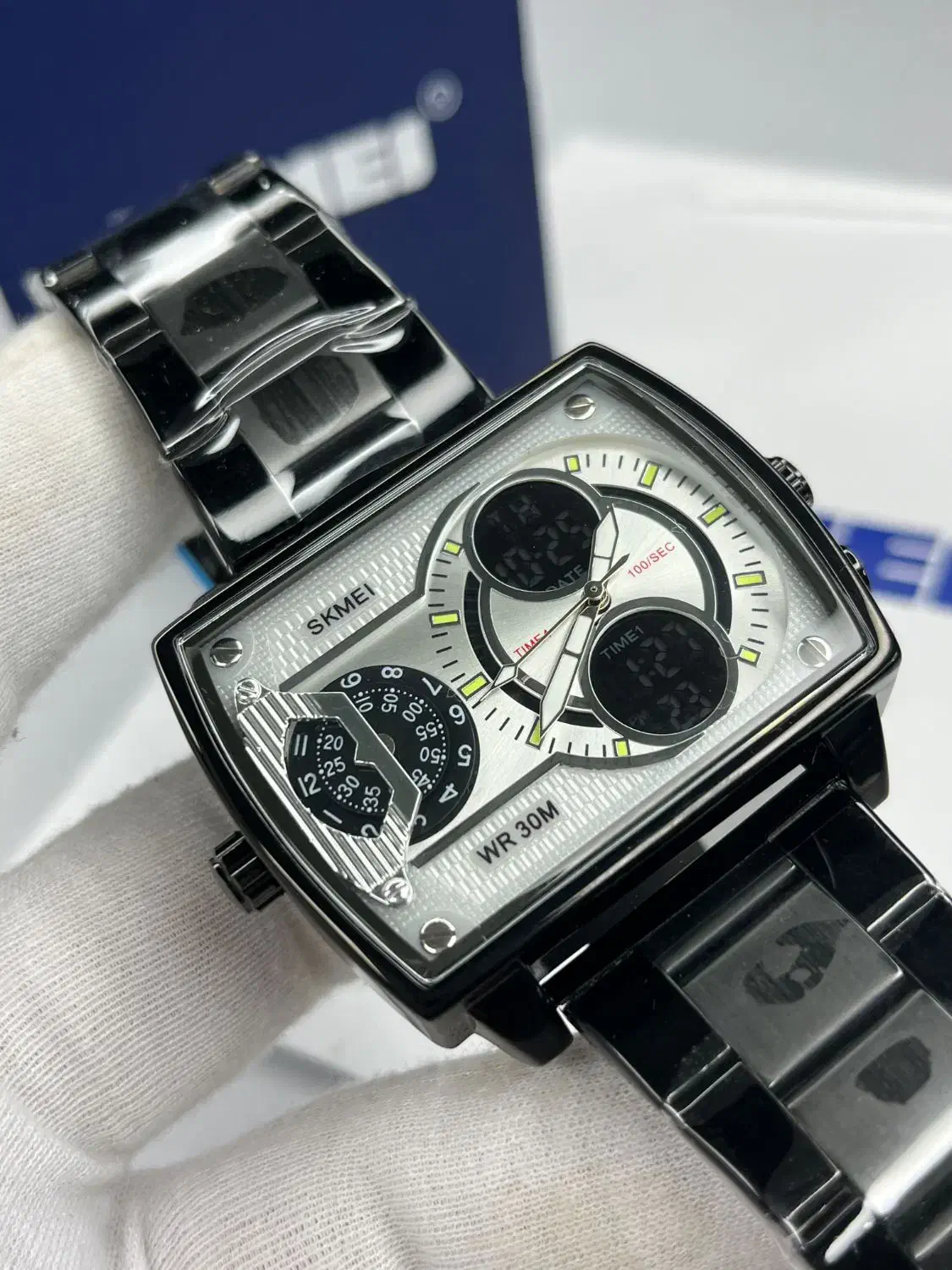 skmei سه زمانه اورجینال|ساعت|ارومیه, |دیوار