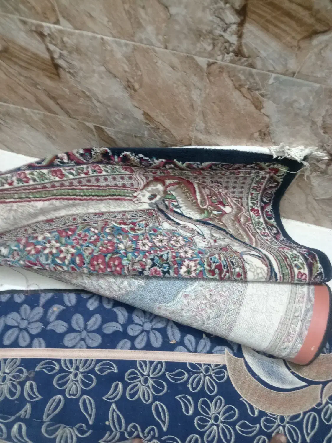 قالی نو گرفتم میخوام بفروش فروشی کسی خوست در خدمت|فرش|کرمان, |دیوار