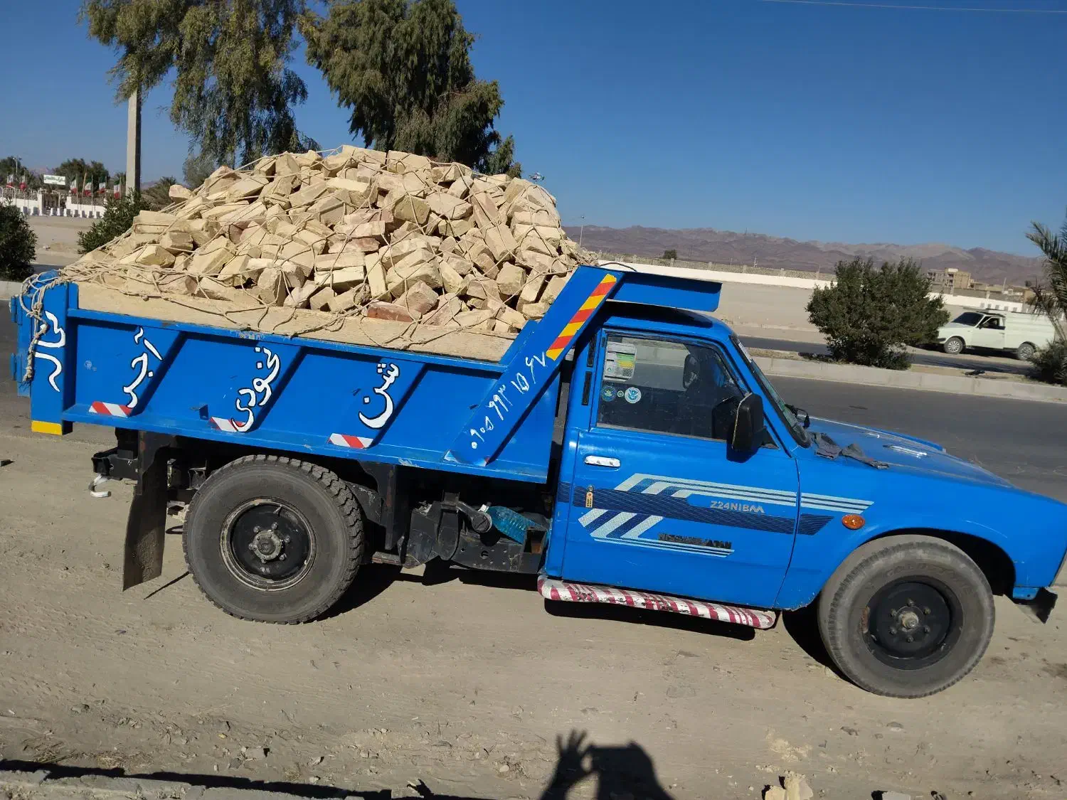 حمل آجر با نیسان زامیادکمپرسی|خدمات حمل و نقل|سیب و سوران, |دیوار