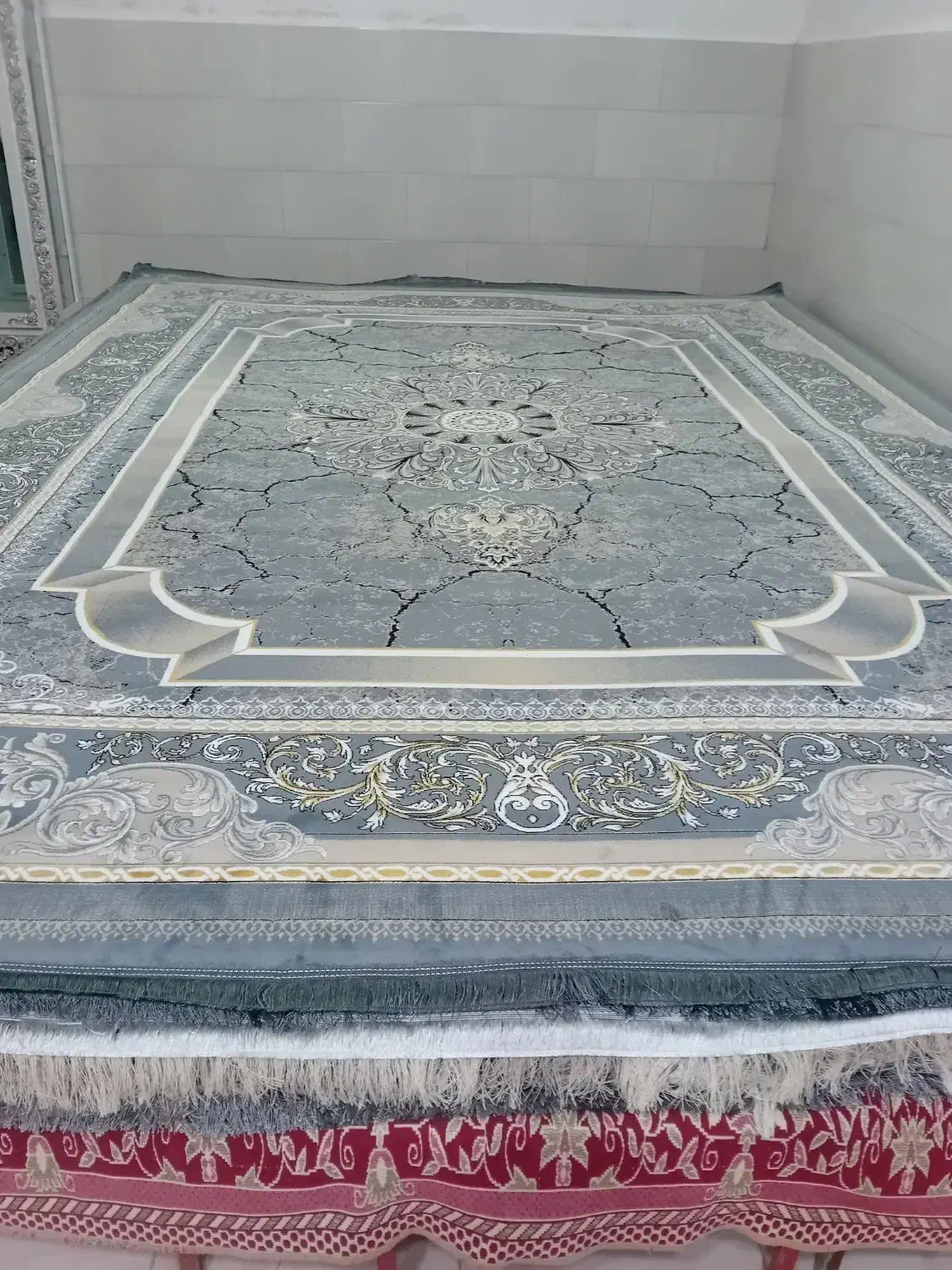 فرش نگین کاشان مشهد|فرش|تاکستان, |دیوار