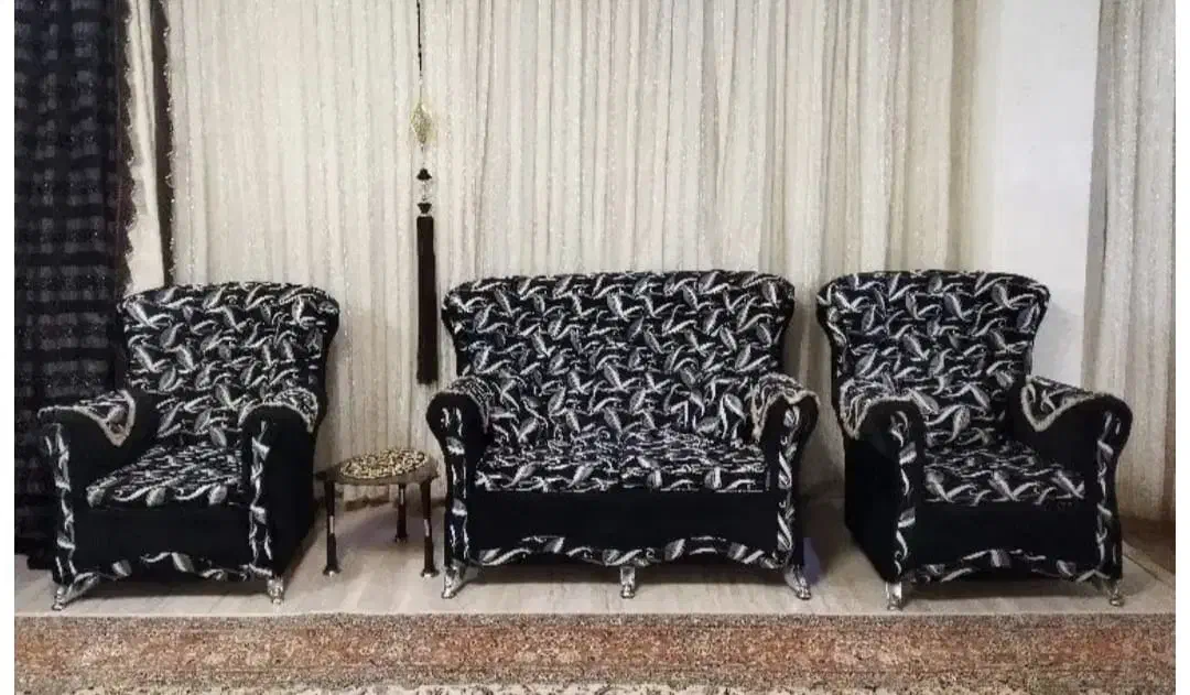 مبل ده نفری راحتی پایه استیل|مبلمان خانگی و میز عسلی|اردبیل, |دیوار