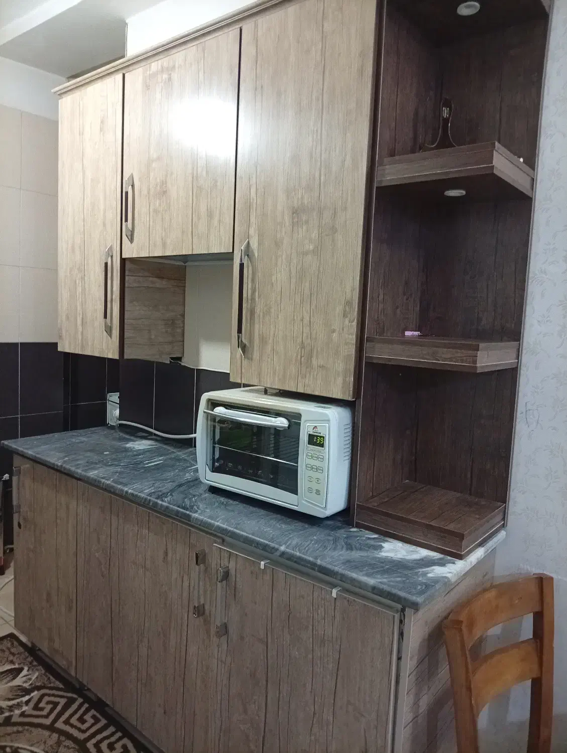 کابینت|آب‌چکان و نظم‌دهنده ظروف|سمنان, |دیوار