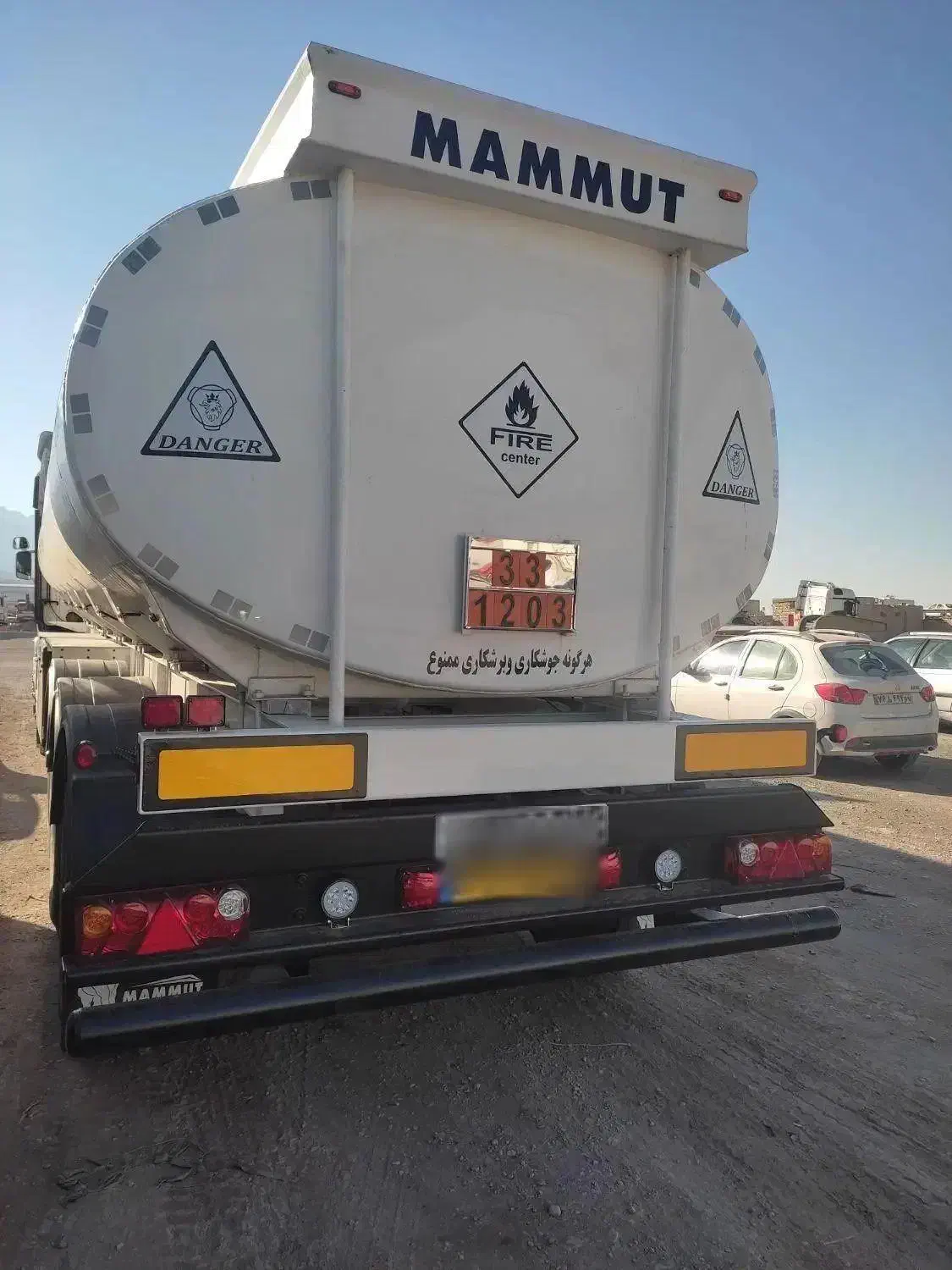 تانک سه محور چهار مواد درجه یک|خودرو سنگین|اصفهان, توپخانه ارتش|دیوار