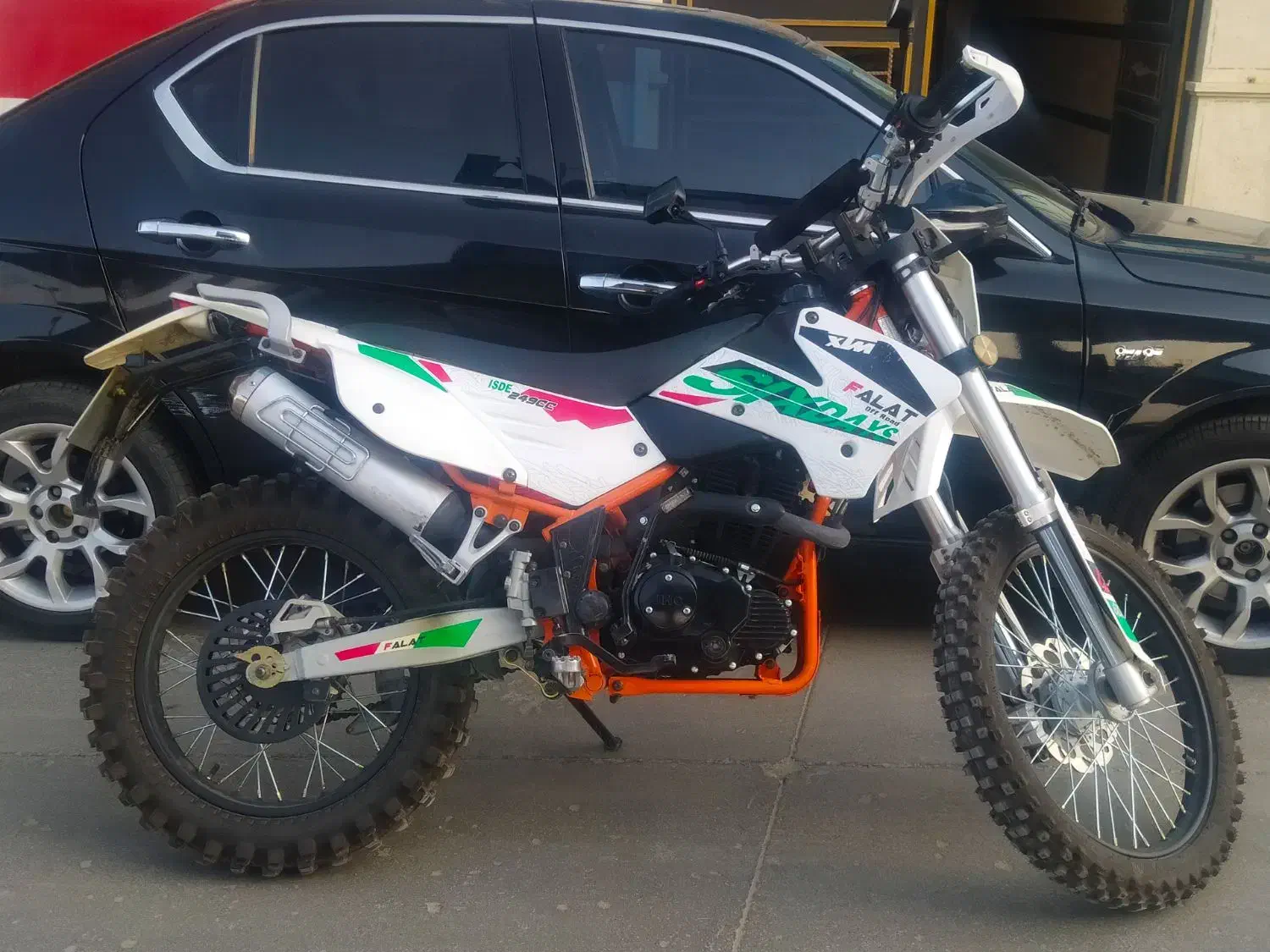 موتور تریل فلات ۲۵۰ طرح کی تی ام|موتورسیکلت|بجنورد, |دیوار