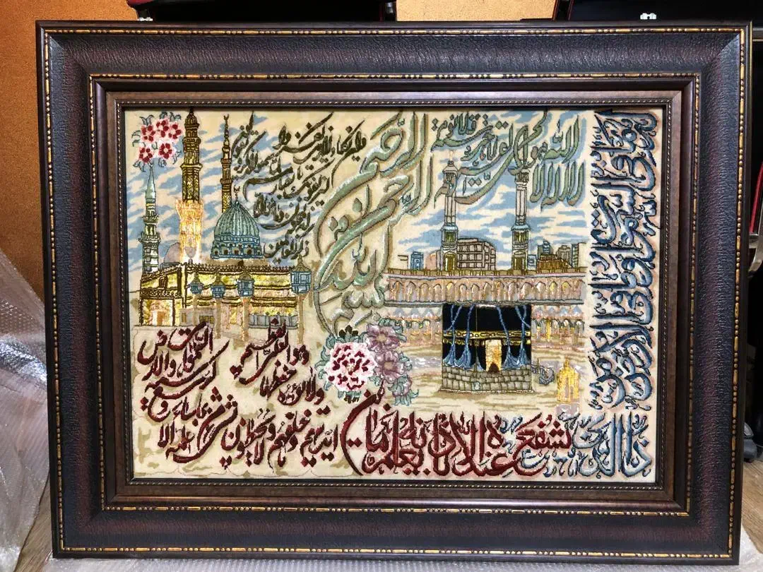 تعدادی تابلو فرش دستباف درحدنو(ابریشم و گل ابریشم)|تابلو فرش|تهران, آرژانتین|دیوار