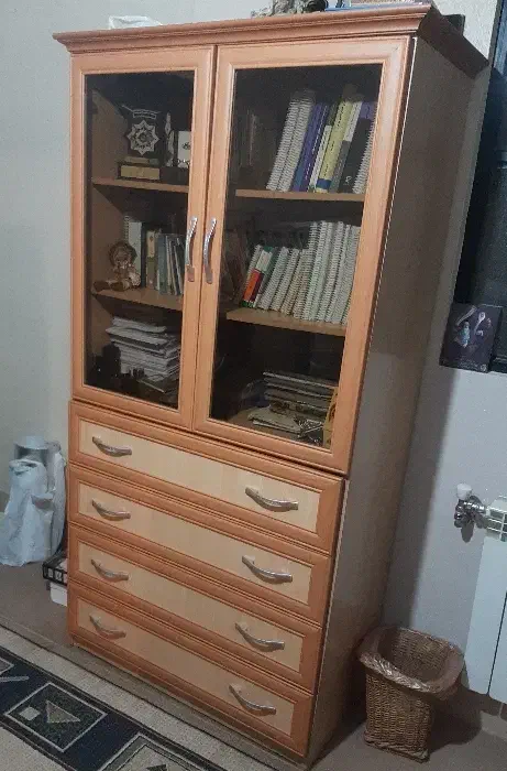 کتابخانه|کتابخانه، شلف، قفسه‌های دیواری|شیراز, شهرک ایثار|دیوار