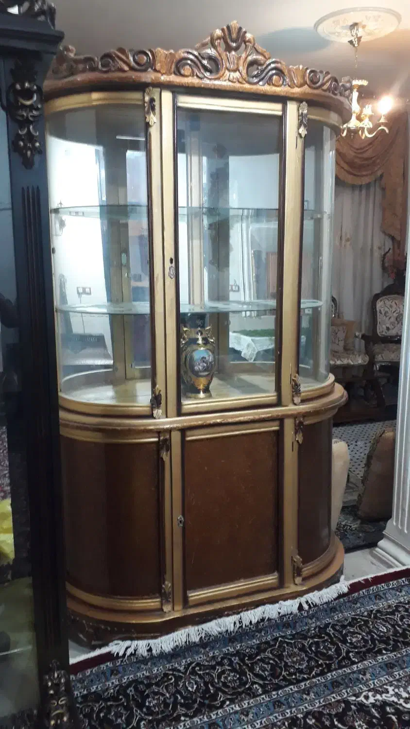 ویترین چوبی|بوفه، ویترین، کنسول|کرمانشاه, |دیوار