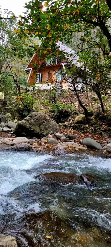 کلبه چوبی امیر دربست|اجارهٔ کوتاهمدت ویلا و باغ|اسالم, |دیوار