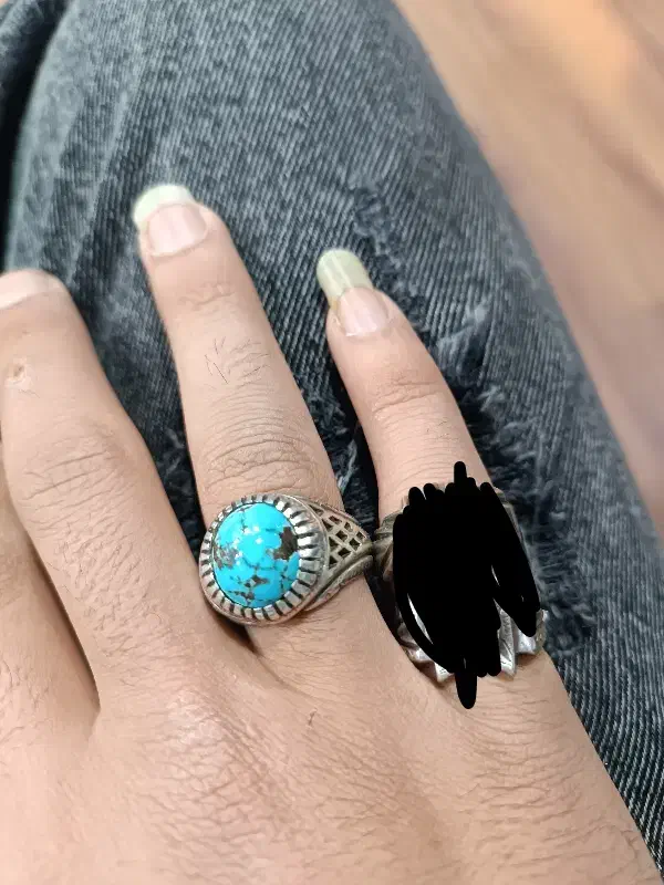 انگشتر مردونه فیروزه|جواهرات|قم, علی آباد|دیوار