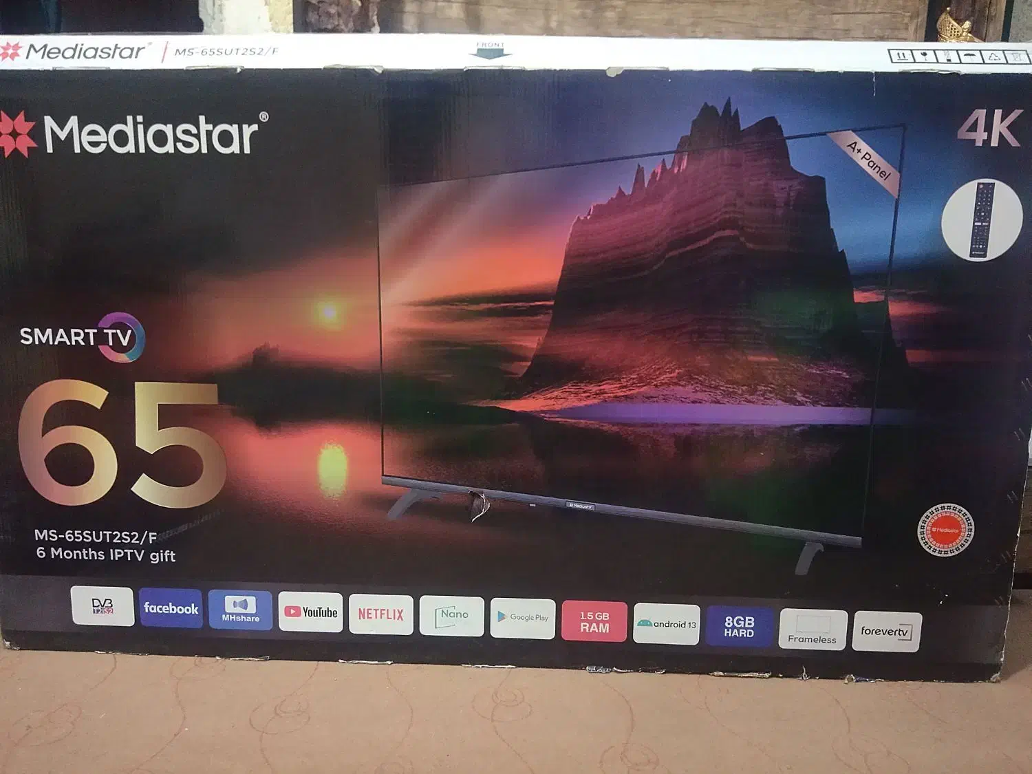 تلویزیون 65اینچ مدیا استار|تلویزیون و پروژکتور|بندرعباس, |دیوار