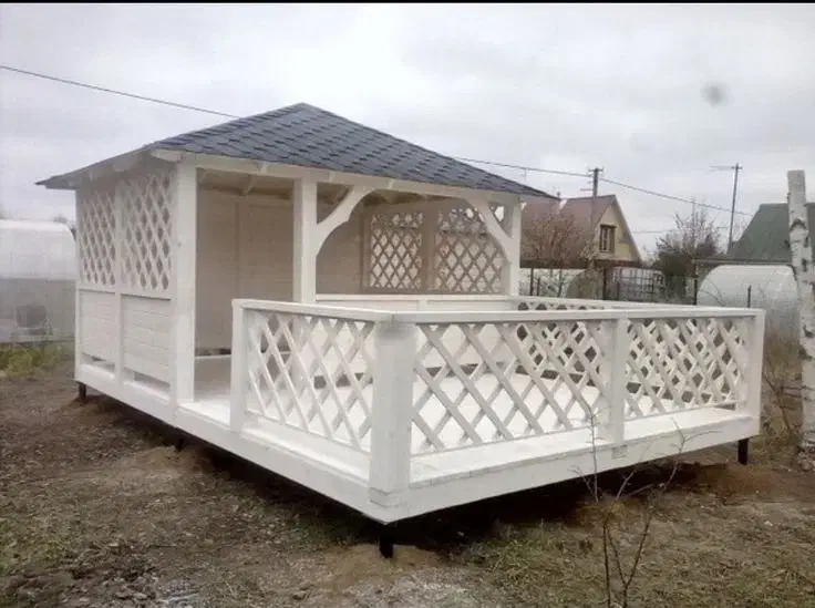 طراحی و ساخت آلاچیق و کلبه چوبی|خدمات پیشه و مهارت|بابل, |دیوار