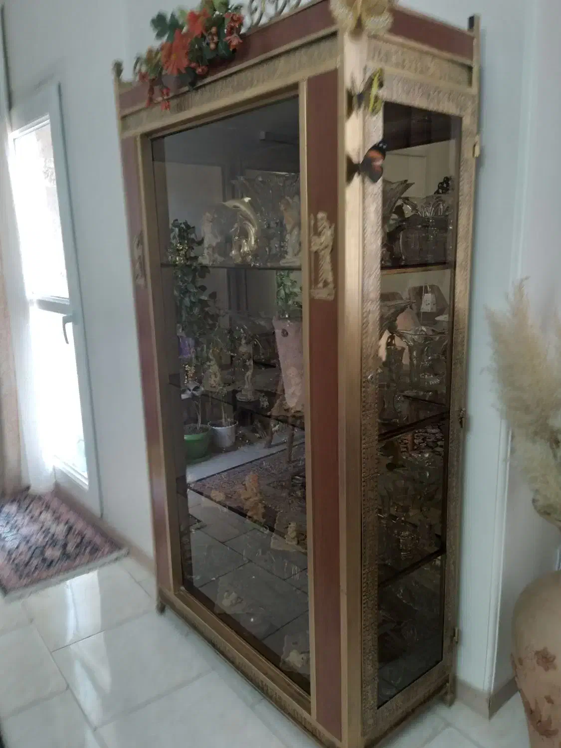 بوفه فرفورژه وچوب خوش رنگ|بوفه، ویترین، کنسول|جاجرود, |دیوار