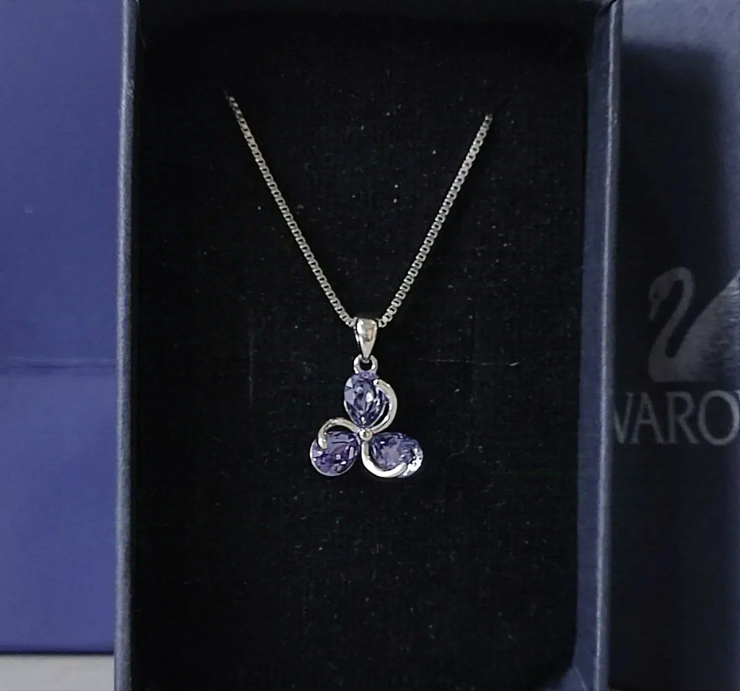 گردنبند نقره سوارسکی کادوئی swarovski 9 2 5|جواهرات|تهران, سازمان برنامه شمالی|دیوار