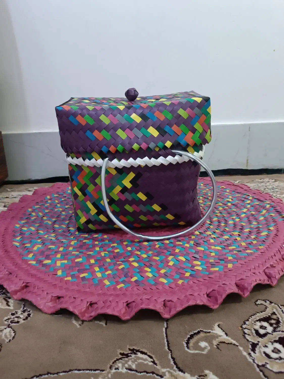 سبدیا ساک درب دار|صنایع دستی و سایر لوازم تزئینی|زابل, |دیوار