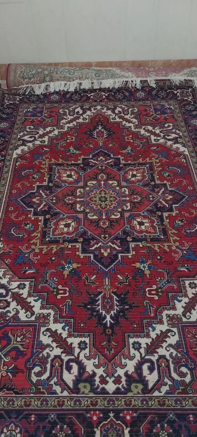 فرش هریس دستباف 6متری تاجری ۶۱۰|فرش|صوفیان, |دیوار