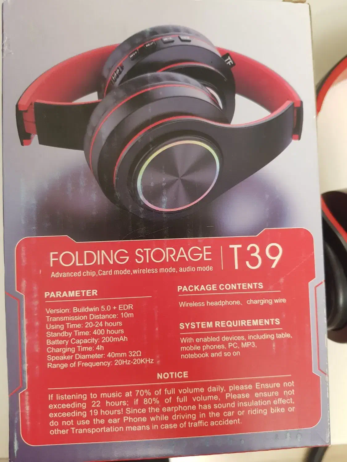 هدفون مدل T39|لوازم جانبی موبایل و تبلت|تبریز, |دیوار