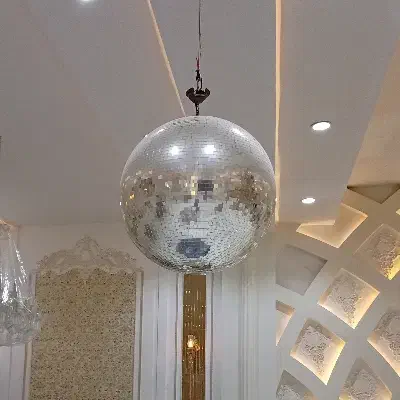 گوی آینه ای|لوستر و چراغ آویز|سبزوار, ابارش|دیوار